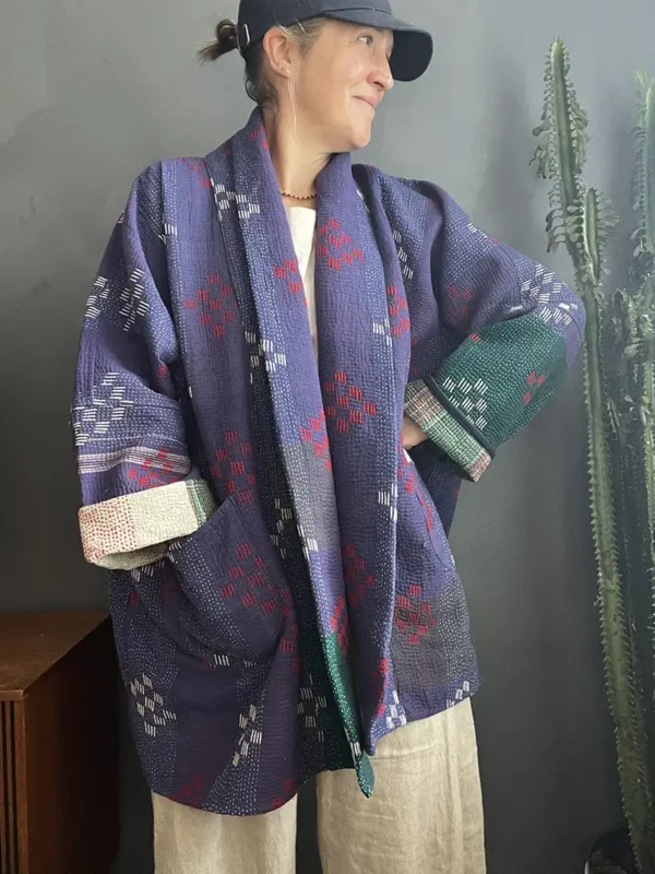long kantha jacket
