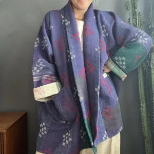long kantha jacket