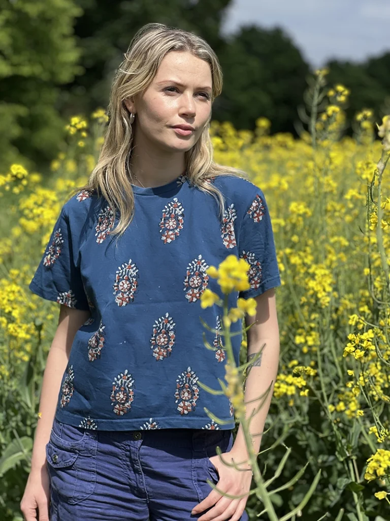 indigo dye t shirt