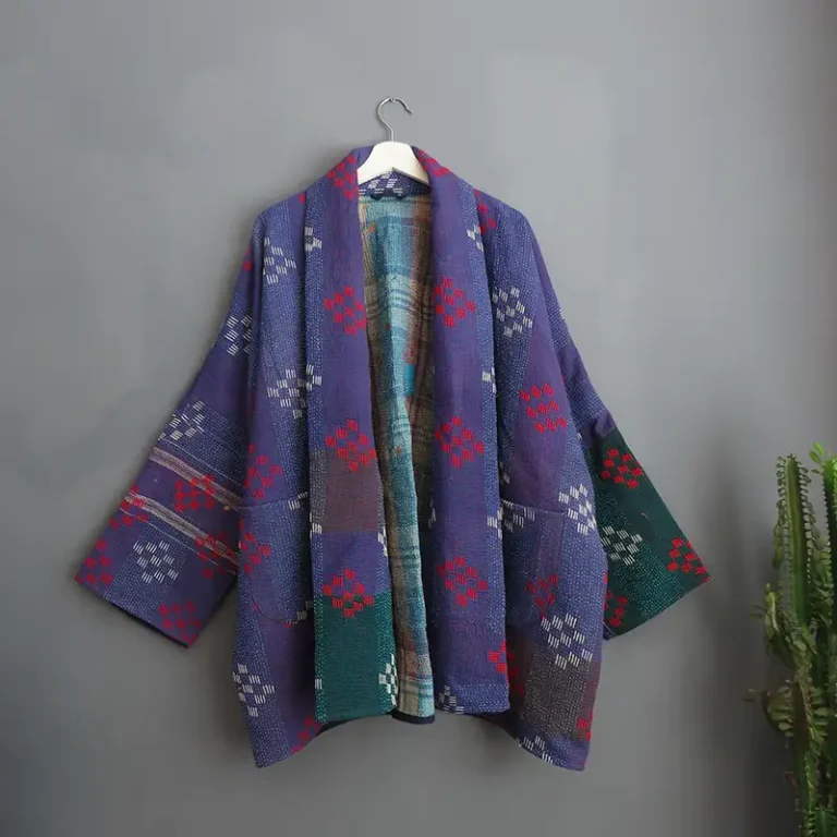 indian kantha jackets