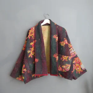quilted kantha jacket