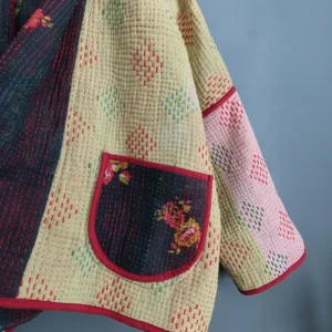 quilted kantha jacket