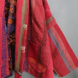 quilted kantha jacket