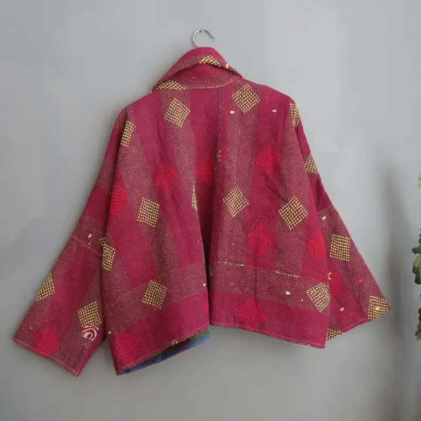 short kantha jacket