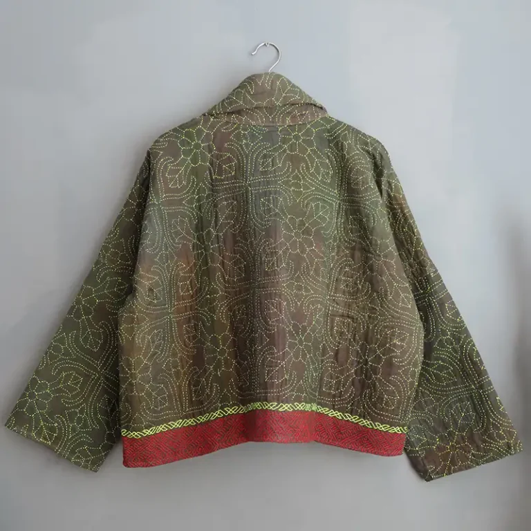 kantha stitched embroidery