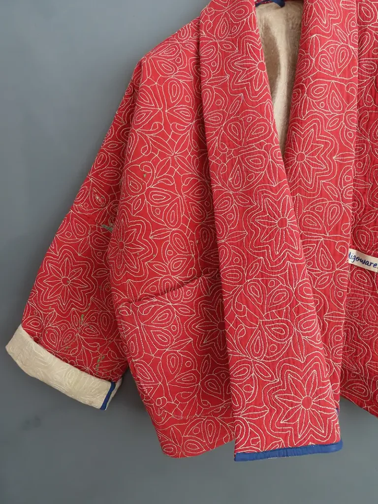 pink embroidery jacket