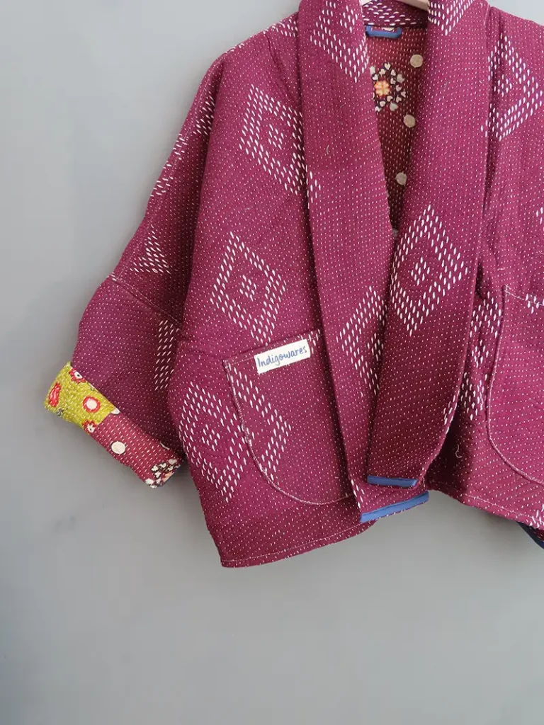 vintage kantha jacket