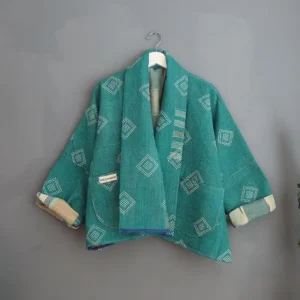 short kantha jacket