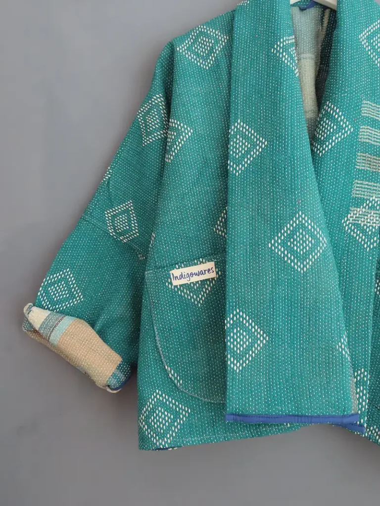 vintage kantha jacket