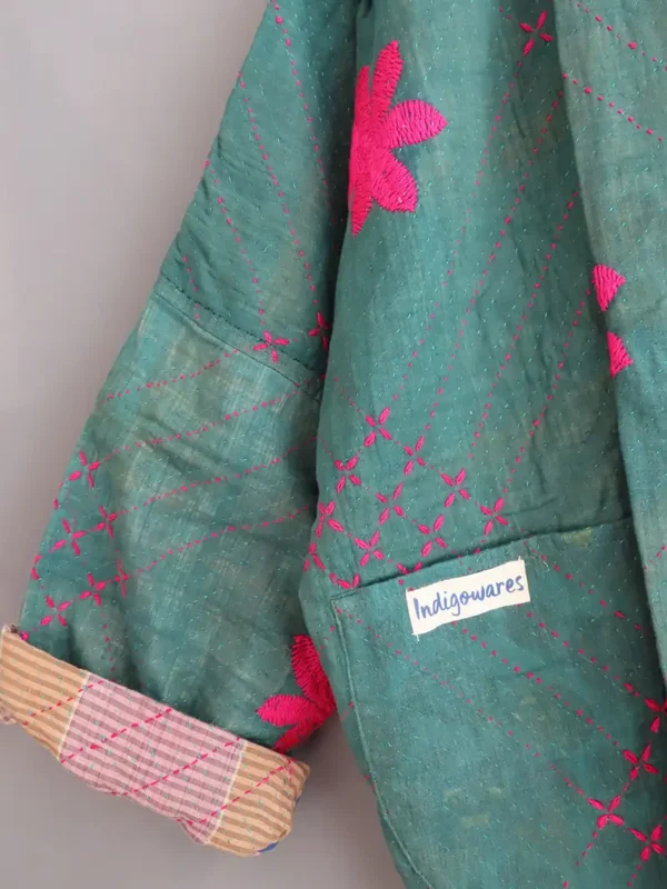 vintage kantha jacket