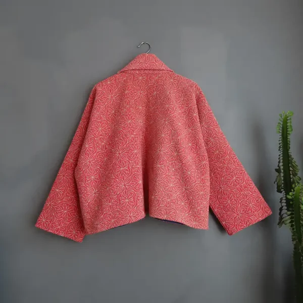 short kantha jacket