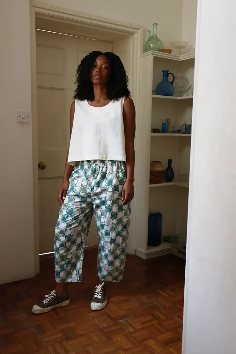 printed women's trousers