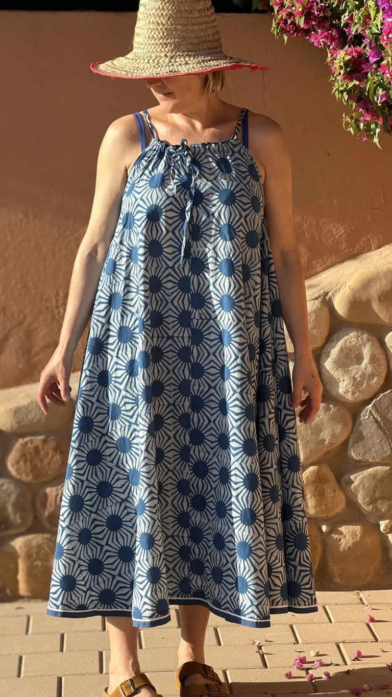 Organic Cotton Block Printed Dress