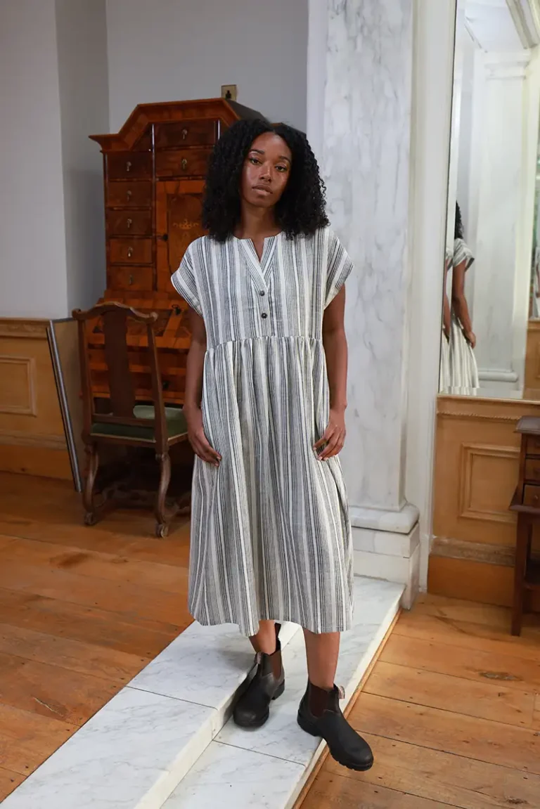 dress with button down