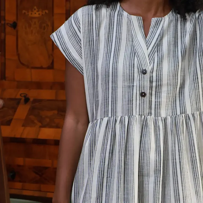 dress with button down