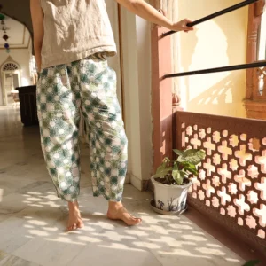 printed trousers