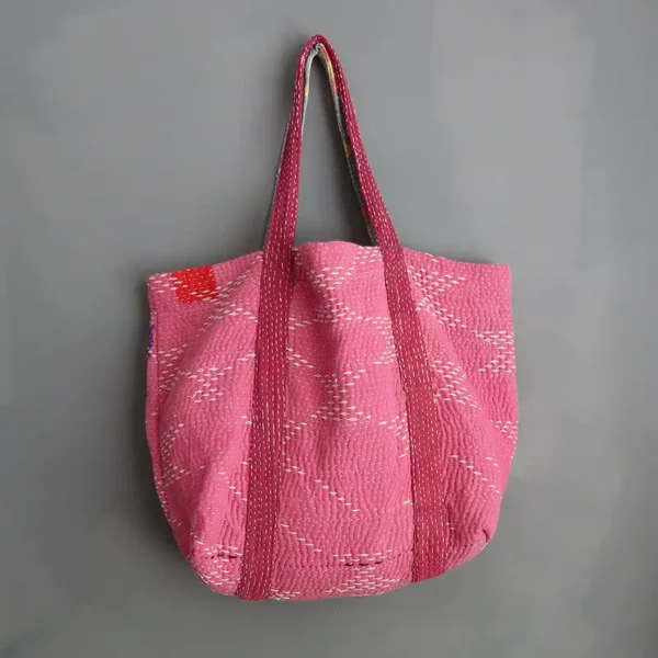 kantha tote bag