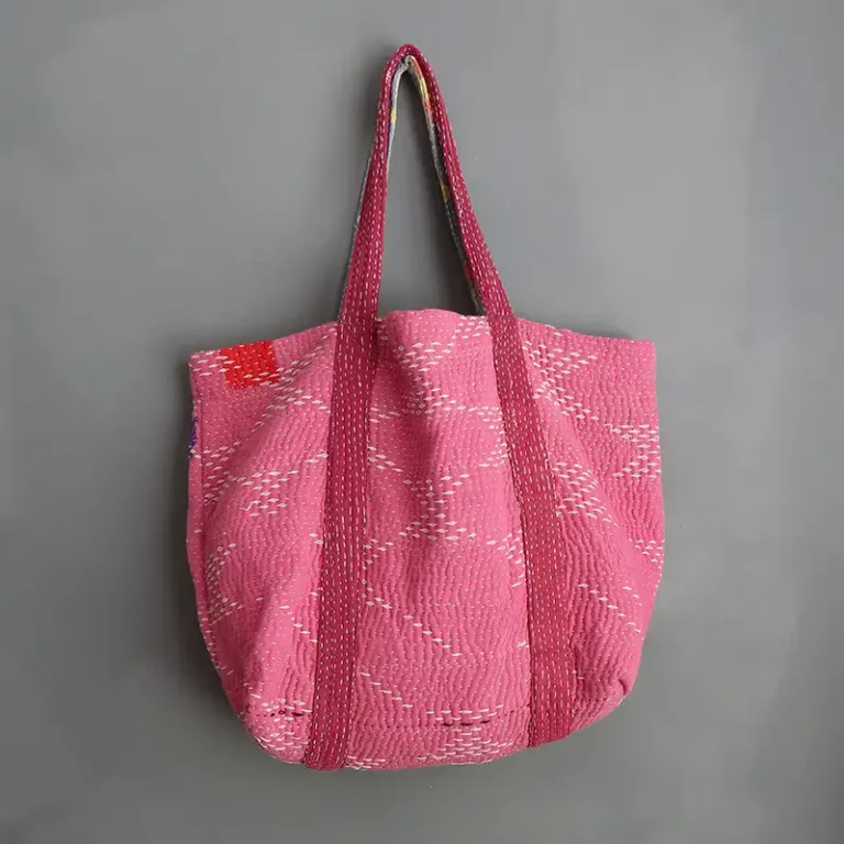 kantha tote bag