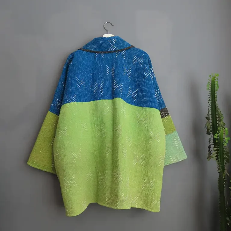 VINTAGE KANTHA FABRIC JACKET
