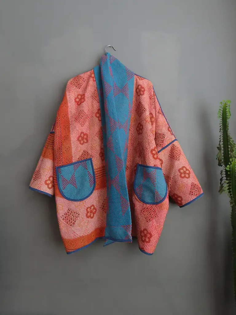 vintage kantha jacket