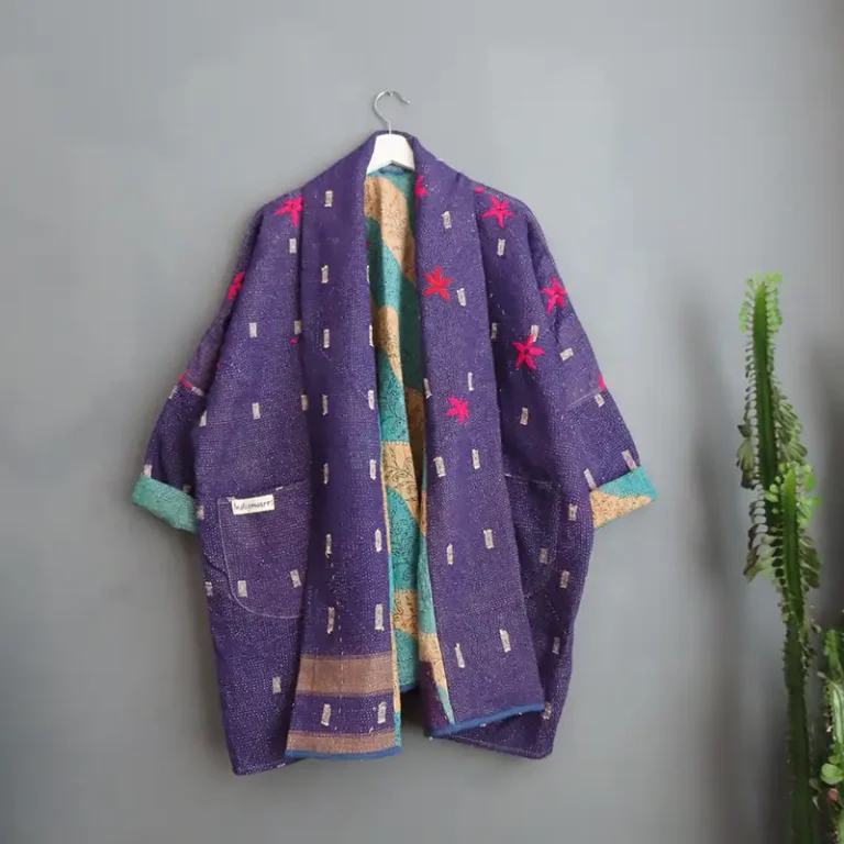 indian kantha jacket