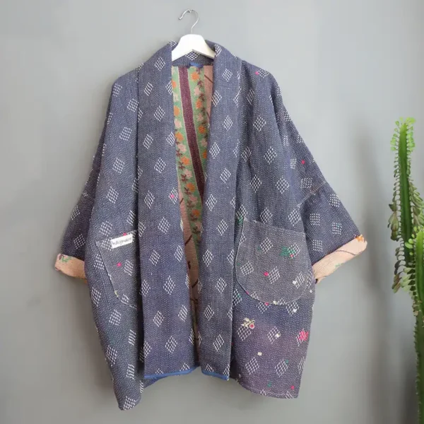 long kantha jacket