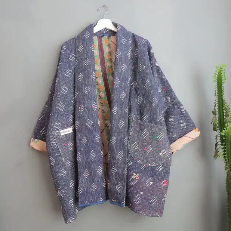 long kantha jacket