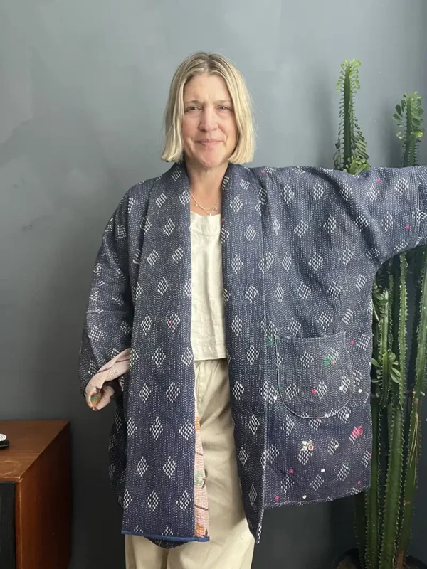 long kantha jacket