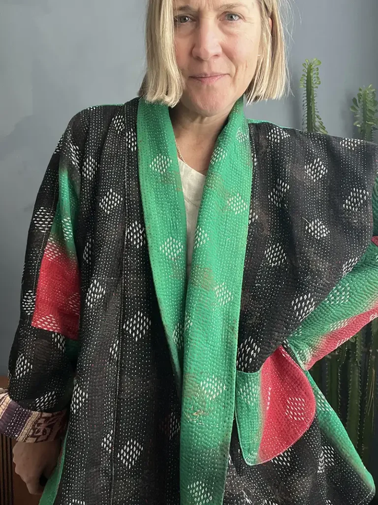 kantha coat
