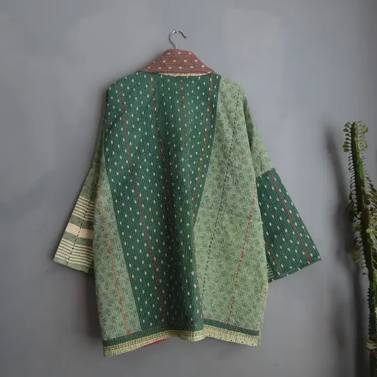 BACK OF KANTHA JACKET