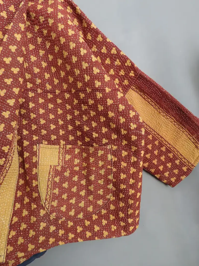 kantha quilted jacket