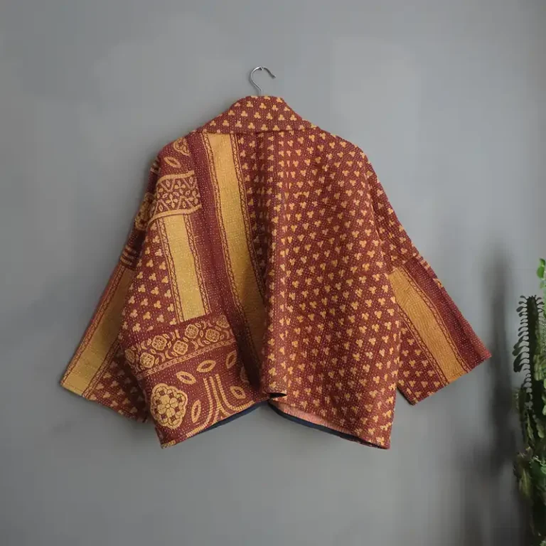 kantha quilted jacket