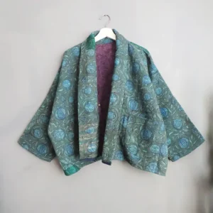 short kantha jacket