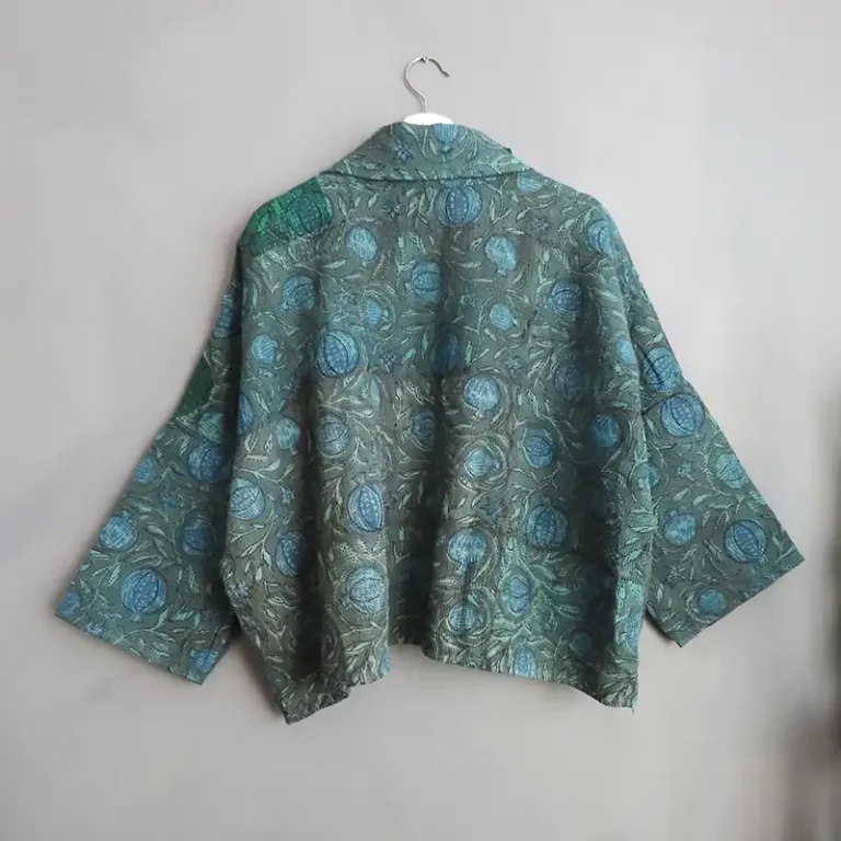 short kantha jacket