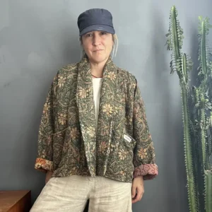 kantha quilted jacket