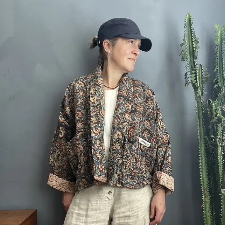 kantha quilted jacket