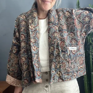 kantha quilted jacket