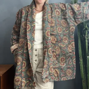 kantha stitched jacket