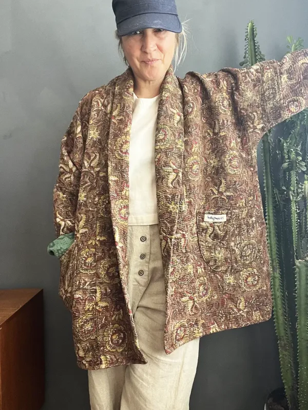 long kantha jacket