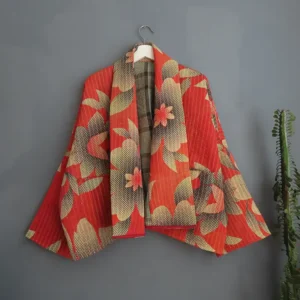 kantha quilted jacket