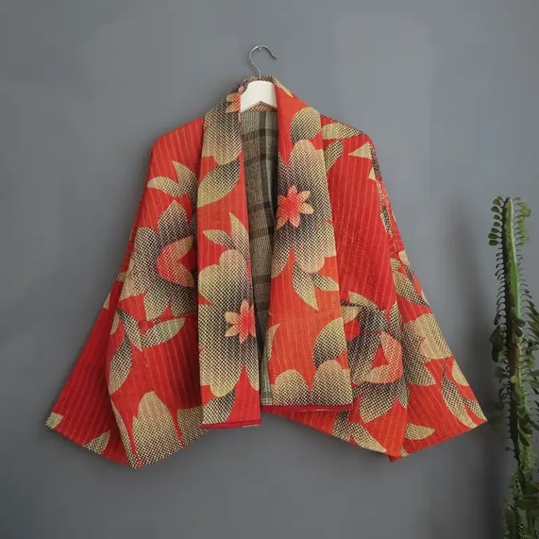kantha quilted jacket