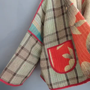 kantha quilted jacket