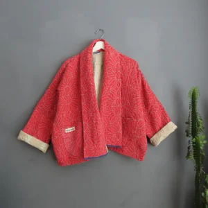 short kantha jacket