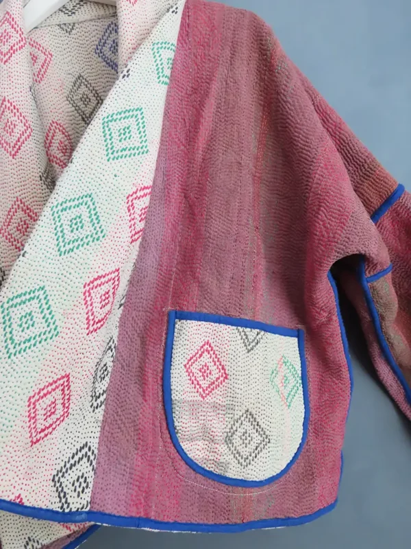 kantha fabric jacket
