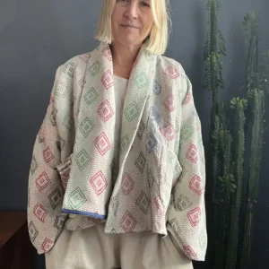 kantha fabric jacket