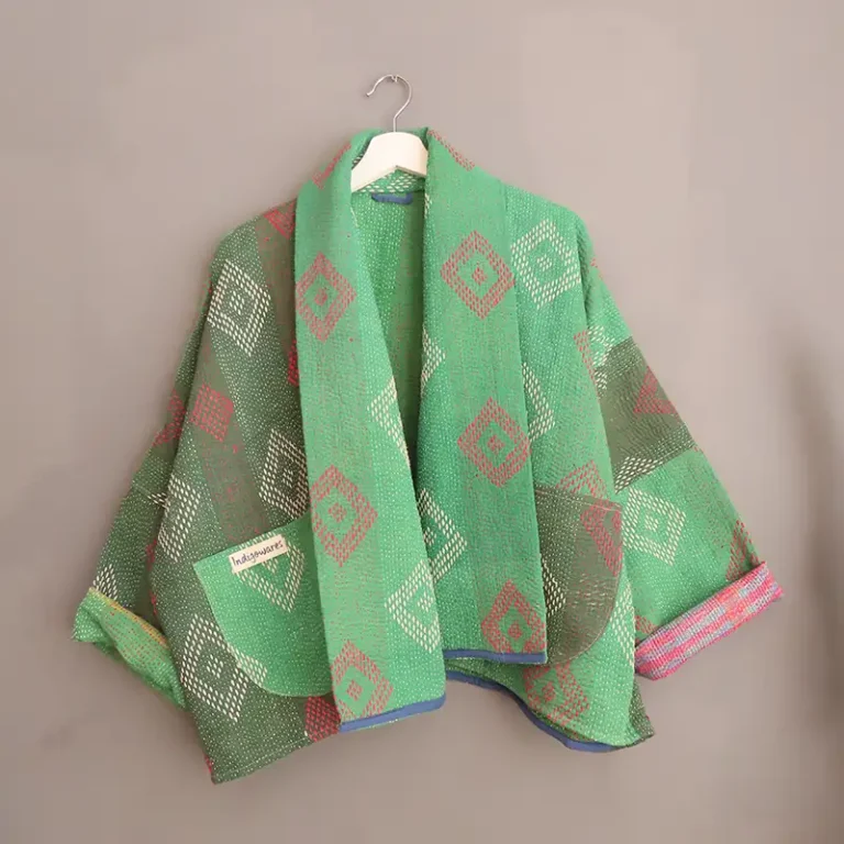 vintage kantha jacket