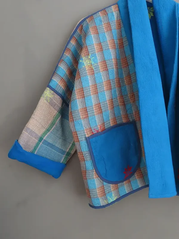 kantha fabric jacket