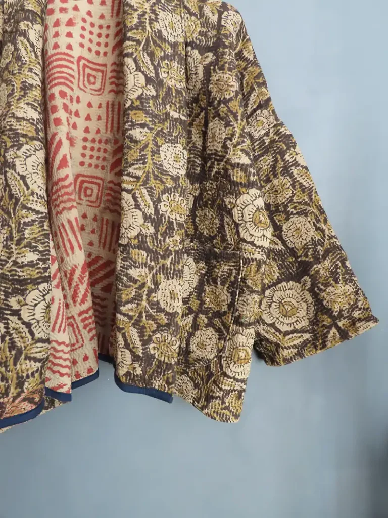 kantha quilted jacket