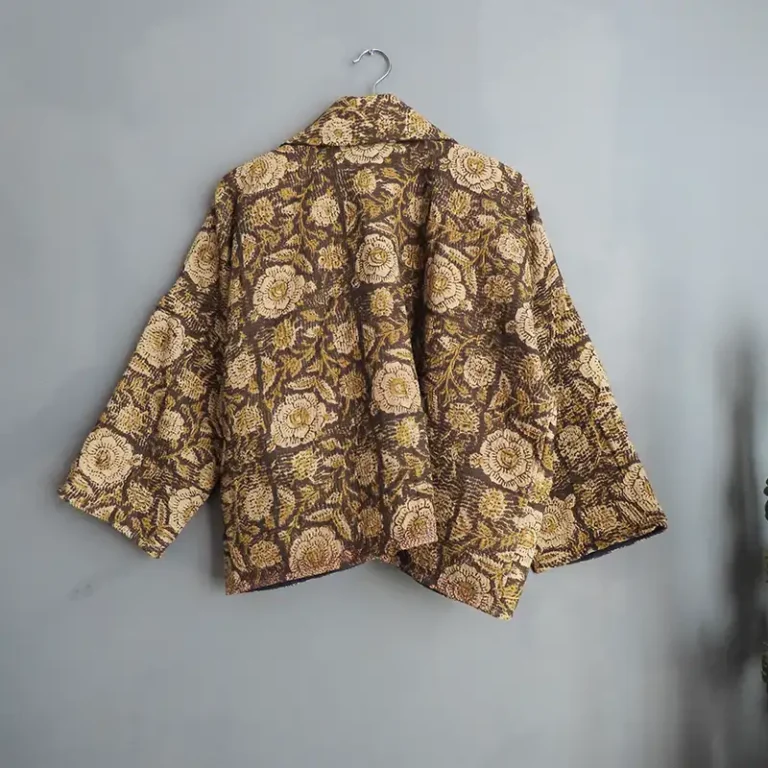 short kantha jacket