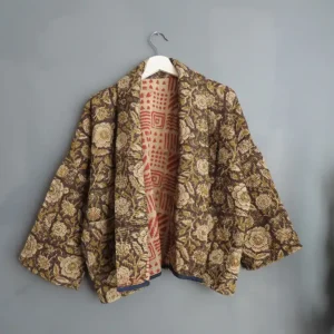 kantha quilted jacket